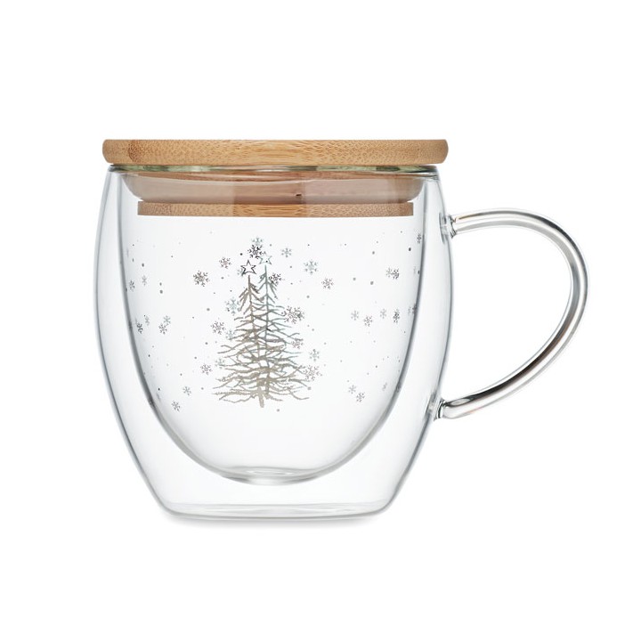 Tasse en verre à double paroi