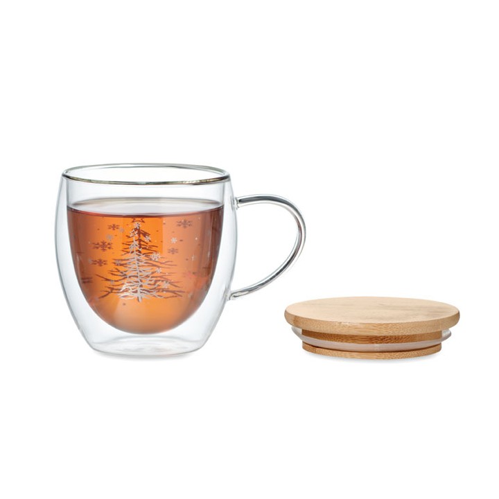 Tasse en verre à double paroi