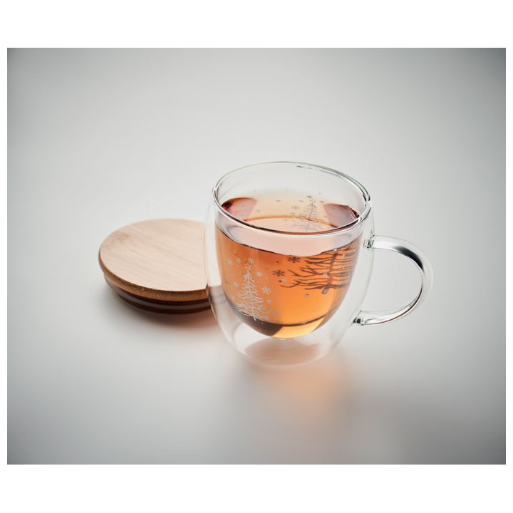 Tasse en verre à double paroi