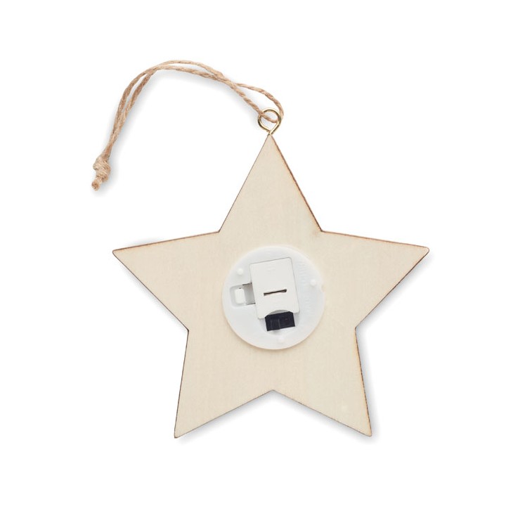 Suspension étoile MDF avec led