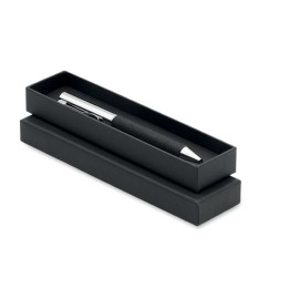 Stylo bille twist métal +boîte