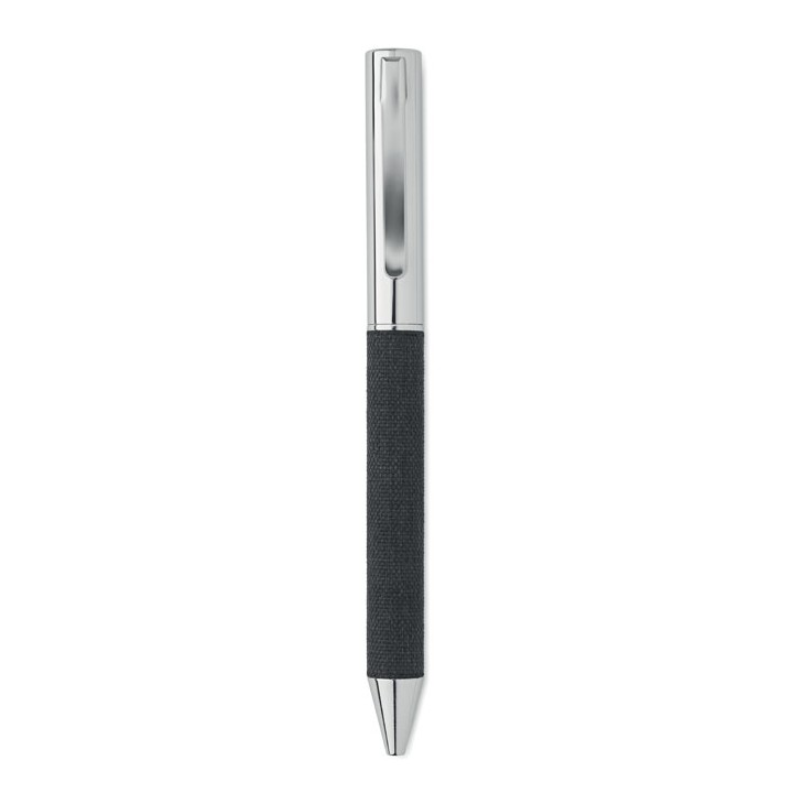 Stylo bille twist métal +boîte