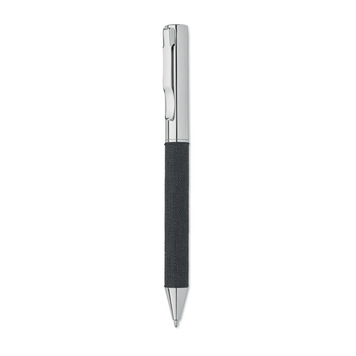 Stylo bille twist métal +boîte