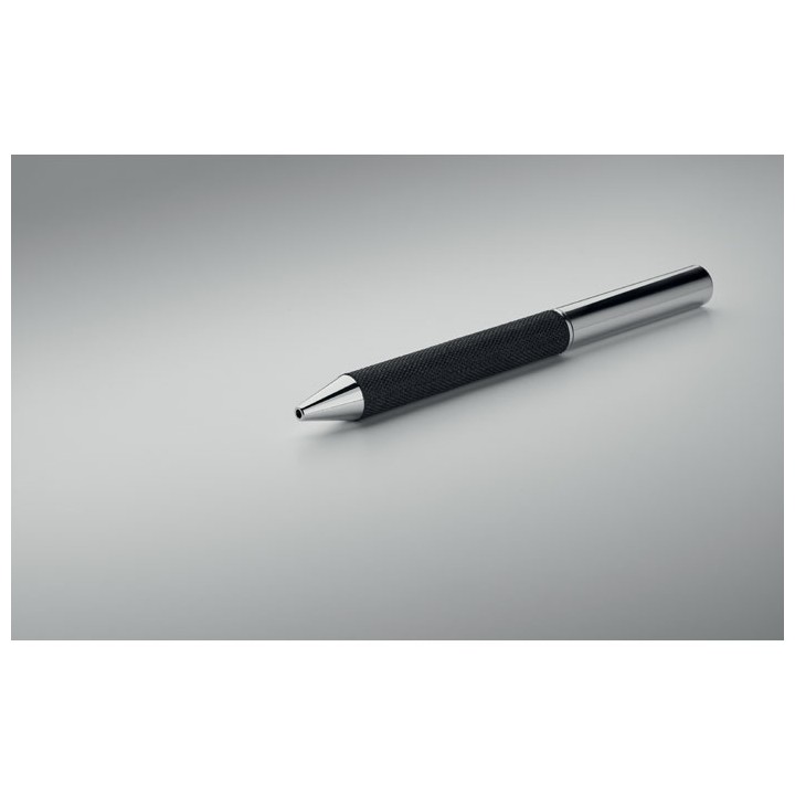 Stylo bille twist métal +boîte