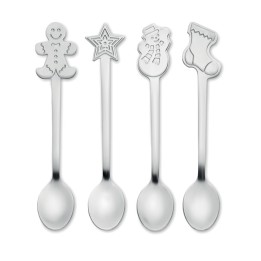 Set  4 cuillères à thé de Noël