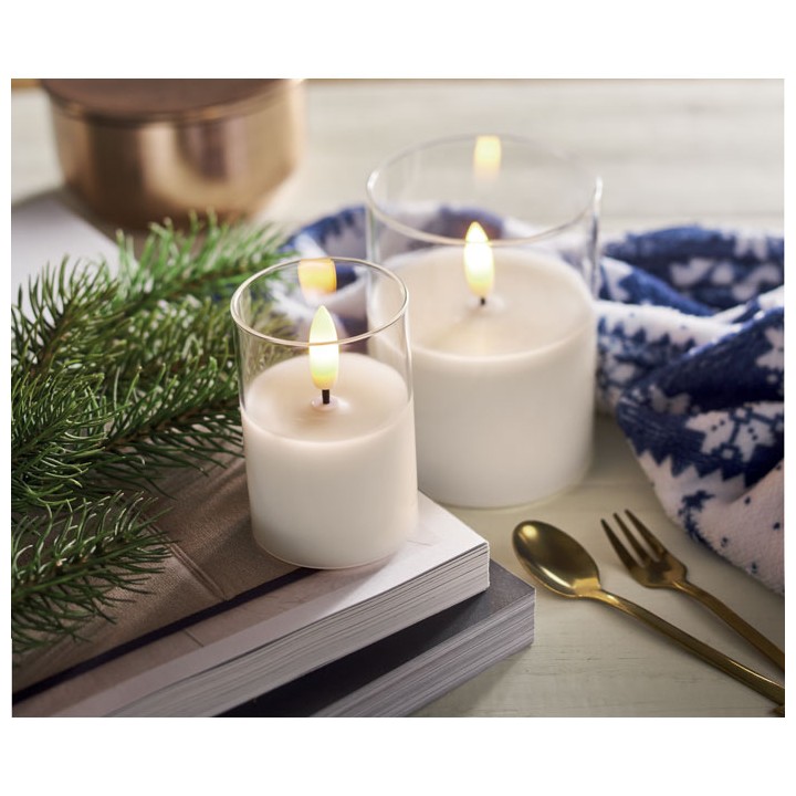 Bougie de cire LED