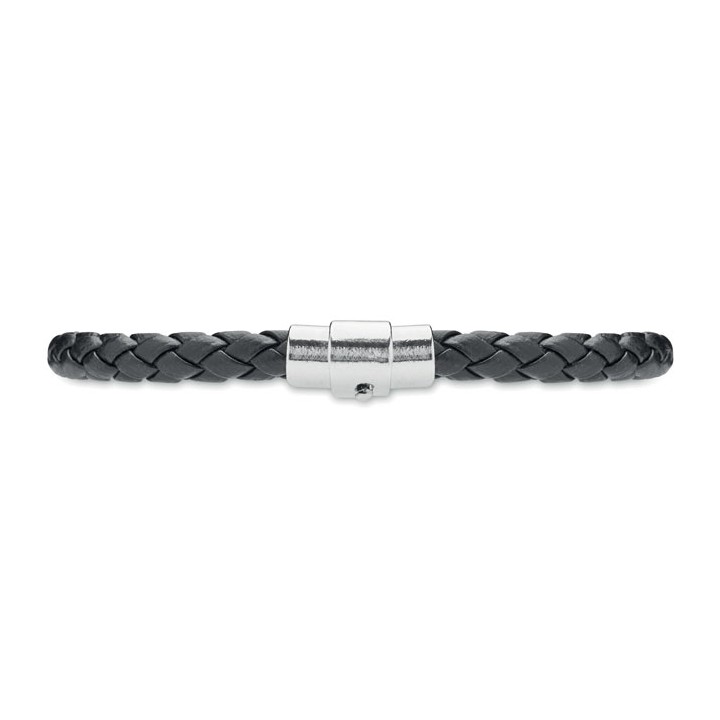 Bracelet tressé en simili cuir