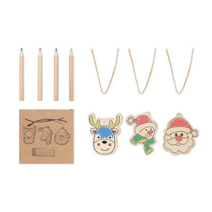 Décorations en bois à dessiner