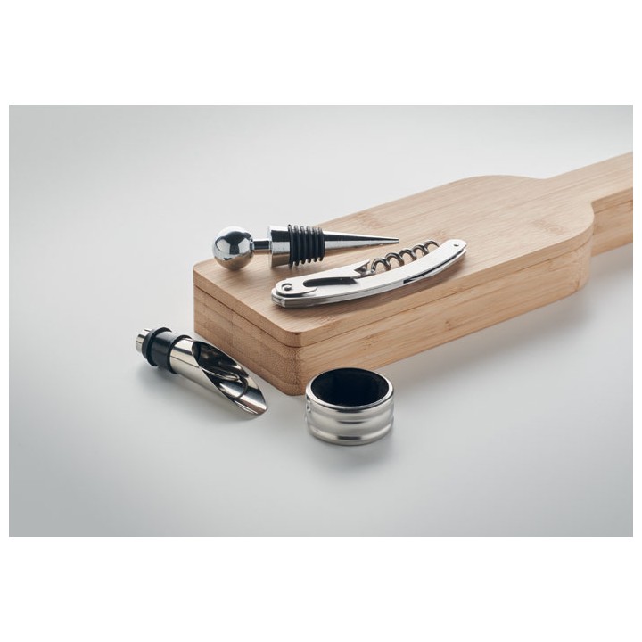 Set de vin forme de bouteille