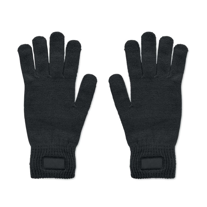 Gants tricotés en RPET