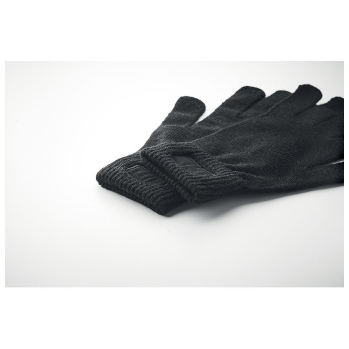 Gants tricotés en RPET