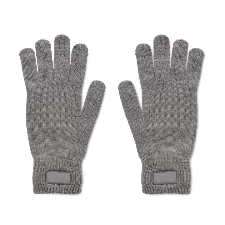 Gants tricotés en RPET