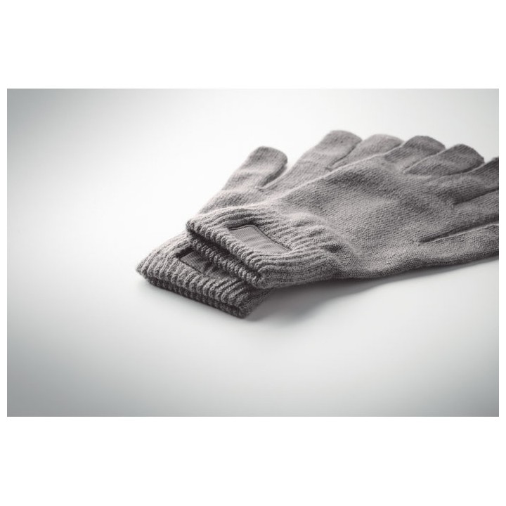 Gants tricotés en RPET