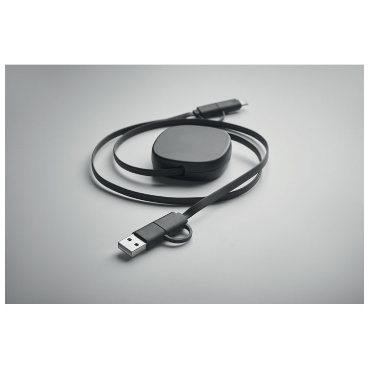 Câble de charge rétractable 60W
