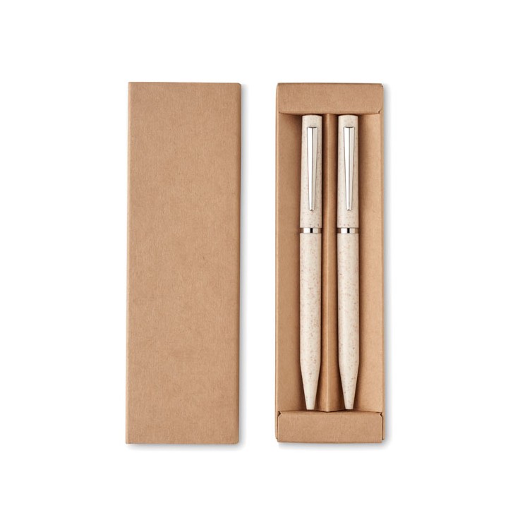 Set de stylo paille de blé/ABS