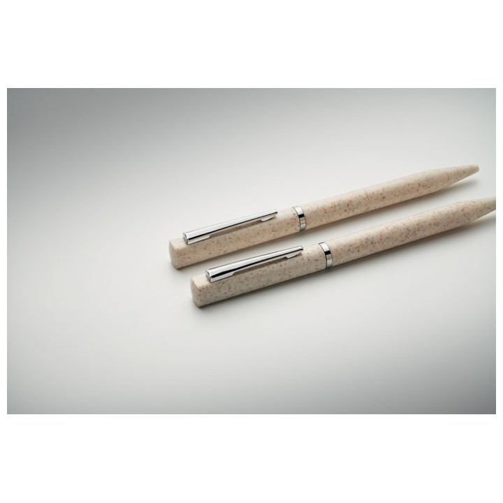 Set de stylo paille de blé/ABS