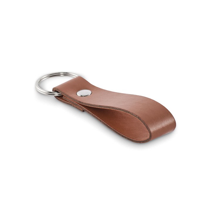 Porte-clés à boucle en PU