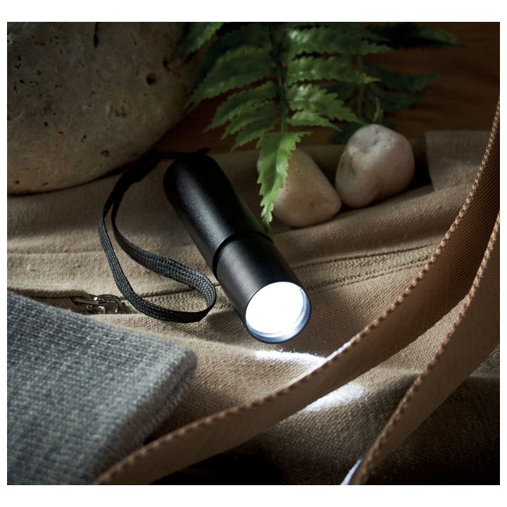 Lampe rechargeable en alu.