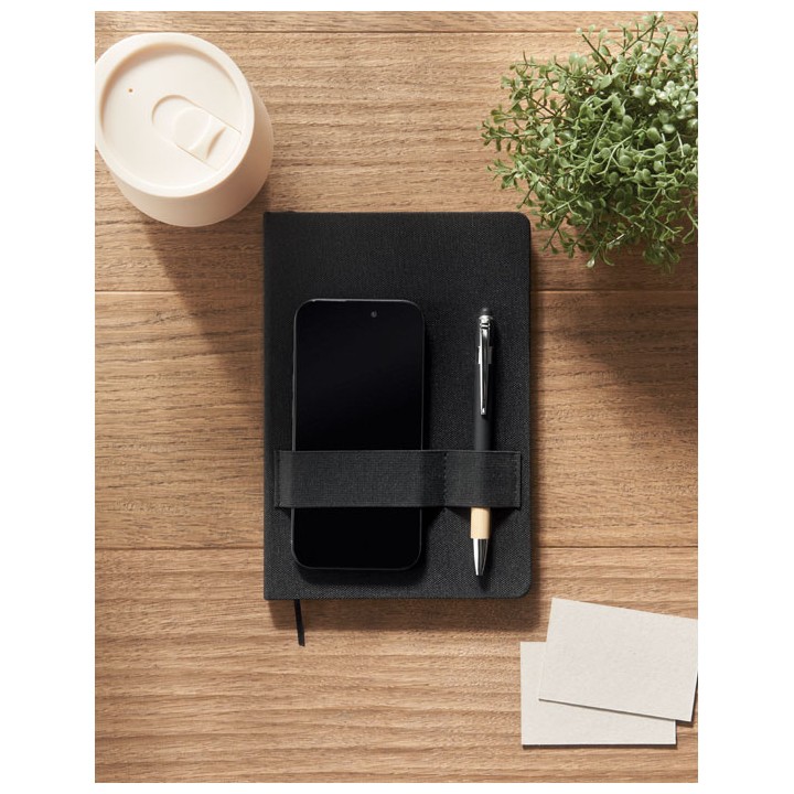 Carnet RPET A5 avec stylo