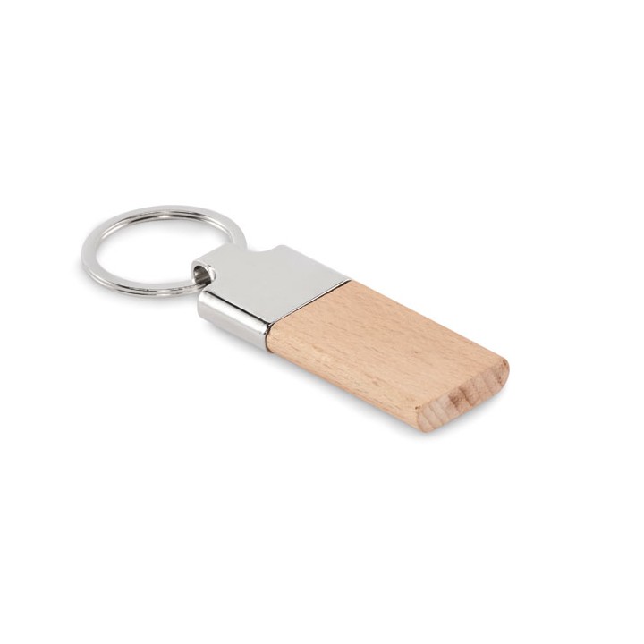 Porte-clés en hévéa