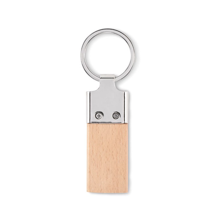 Porte-clés en hévéa