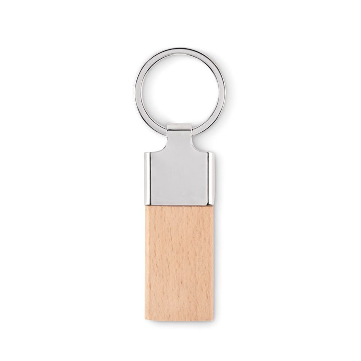 Porte-clés en hévéa