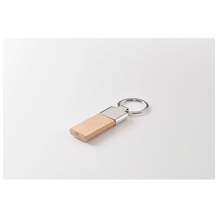 Porte-clés en hévéa
