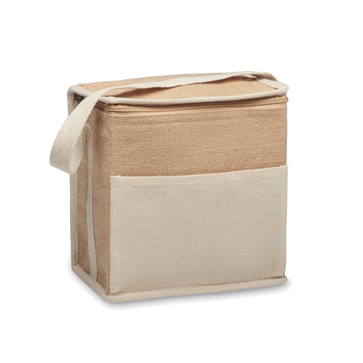 Sac isotherme toile et jute 3L