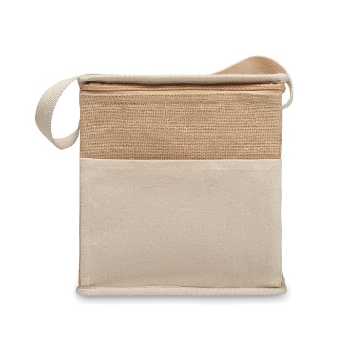 Sac isotherme toile et jute 3L