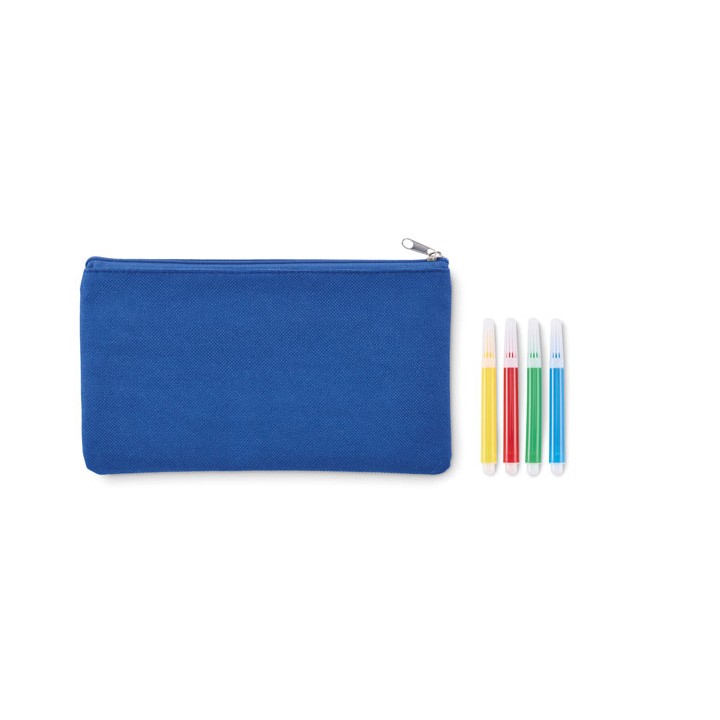 Trousse à crayons avec feutres
