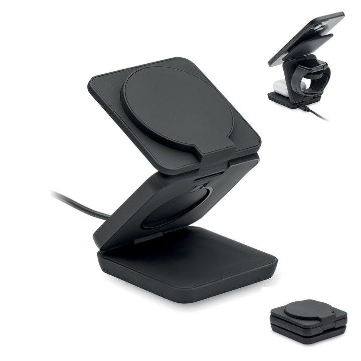 Station de charge pliable 3en1