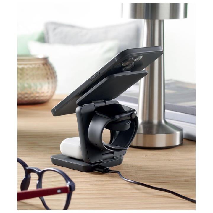 Station de charge pliable 3en1