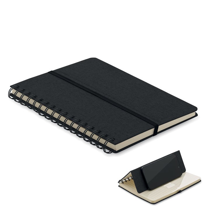 Cahier A5 support de téléphone