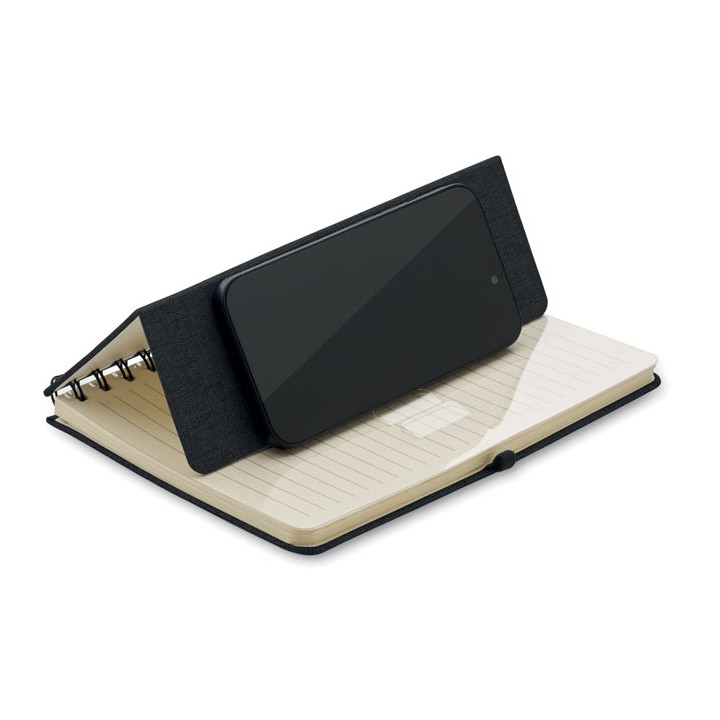 Cahier A5 support de téléphone