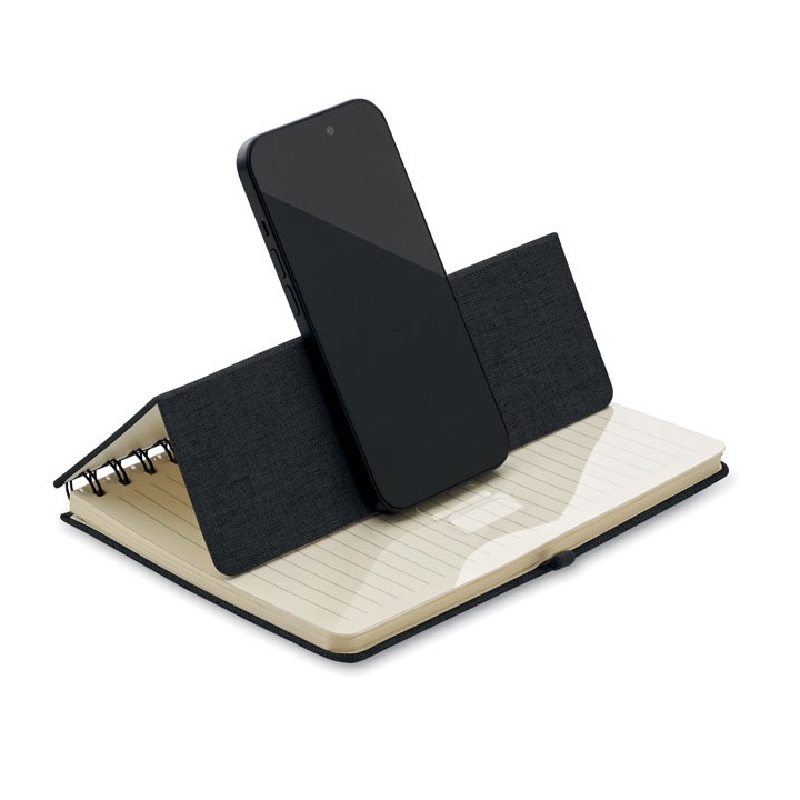 Cahier A5 support de téléphone