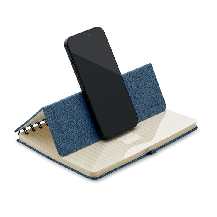 Cahier A5 support de téléphone
