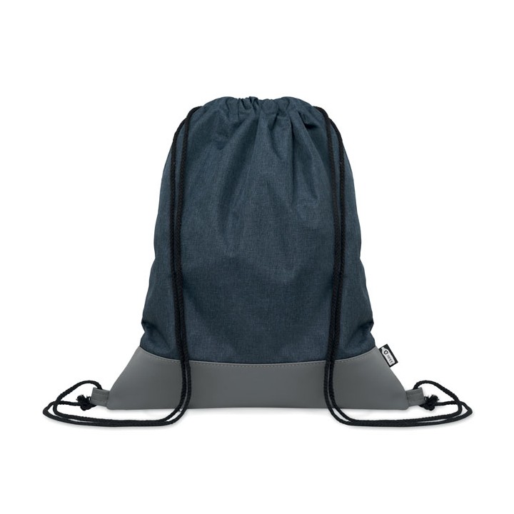 Sac à cordon en PU RPET 2 tons
