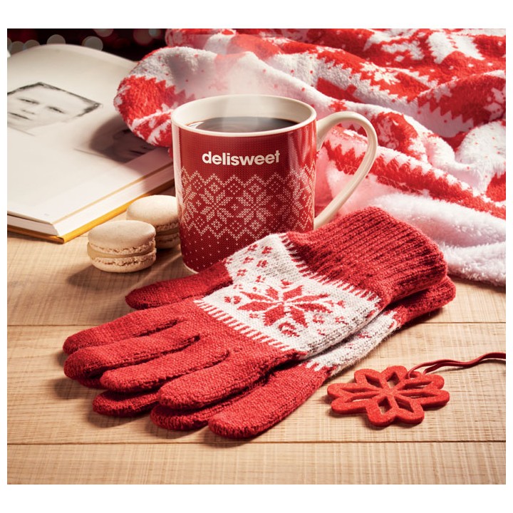 Set mug et gants hiver
