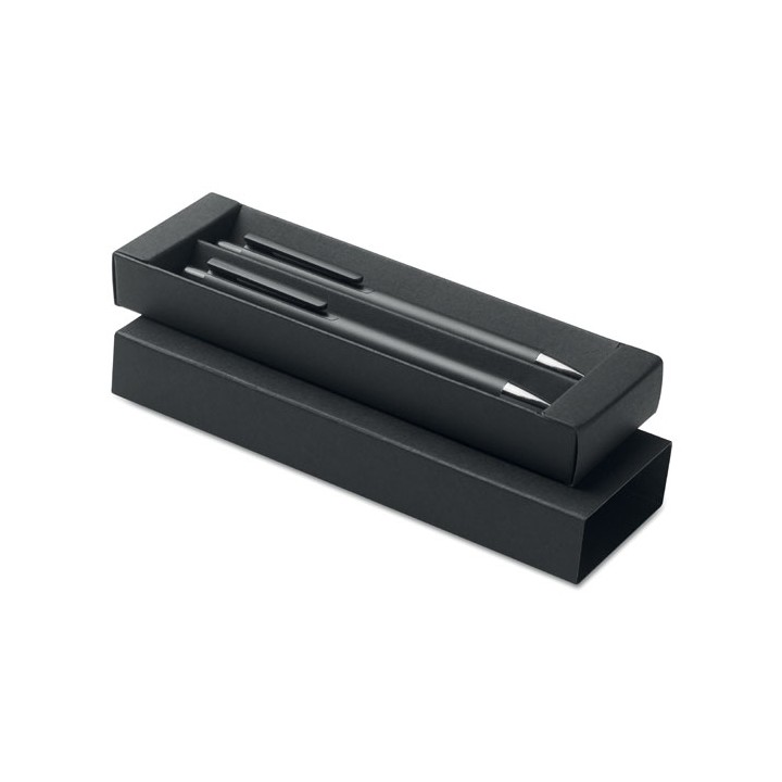 Set de stylos en alu. recyclé