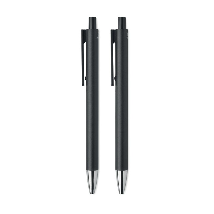 Set de stylos en alu. recyclé