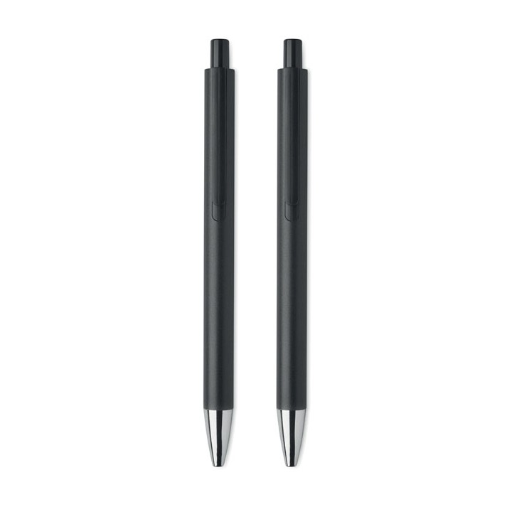 Set de stylos en alu. recyclé