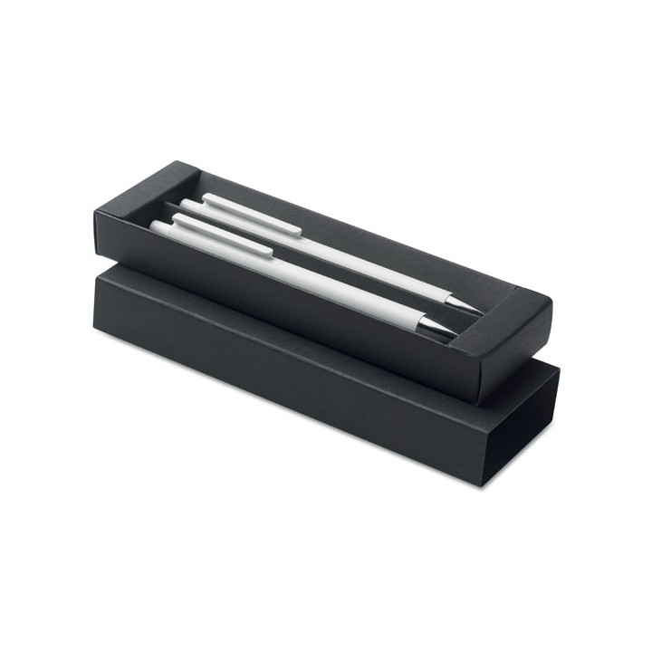 Set de stylos en alu. recyclé