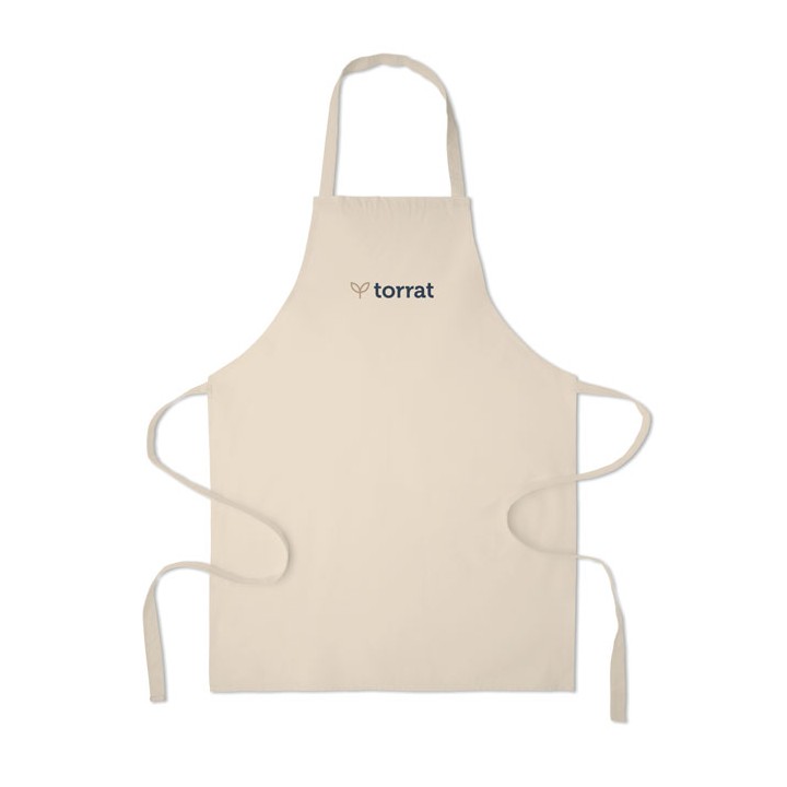 Tablier en coton recyclé