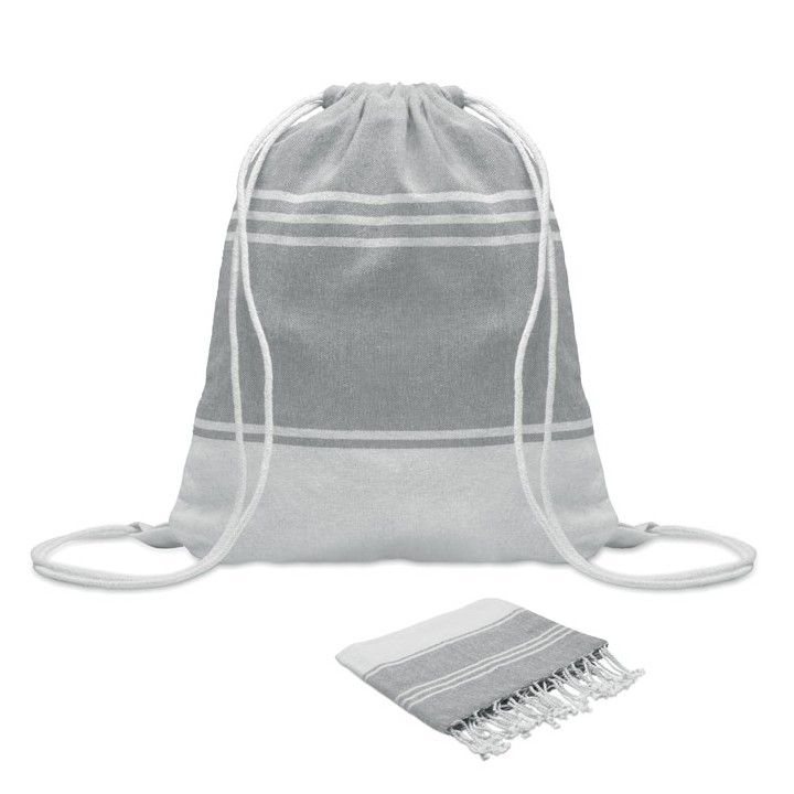 Fouta et sac assorti