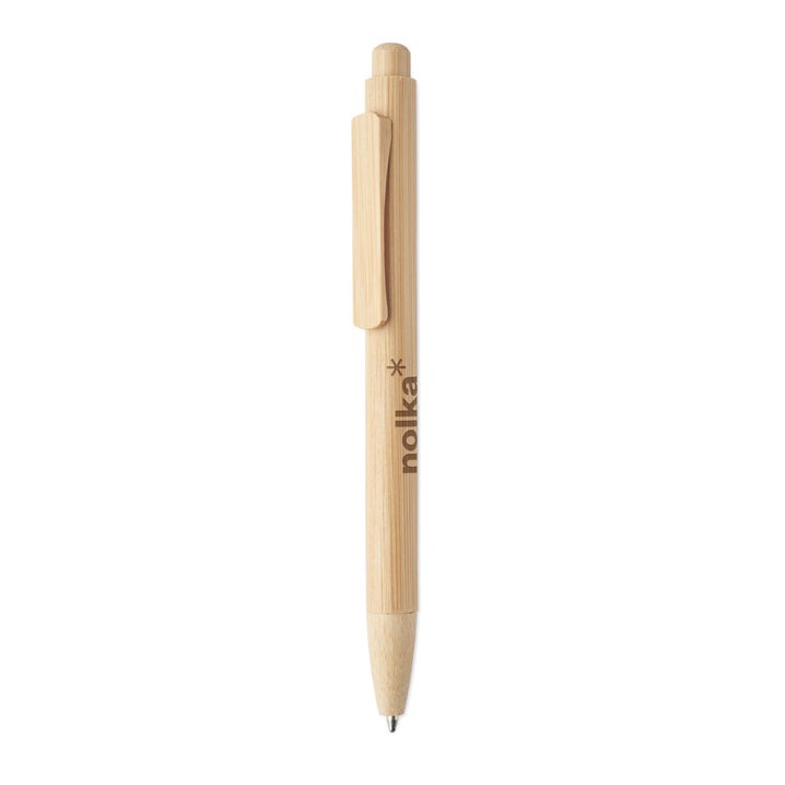 Stylo à bille en bambou