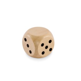 Dés en bois Schima 3cm dia