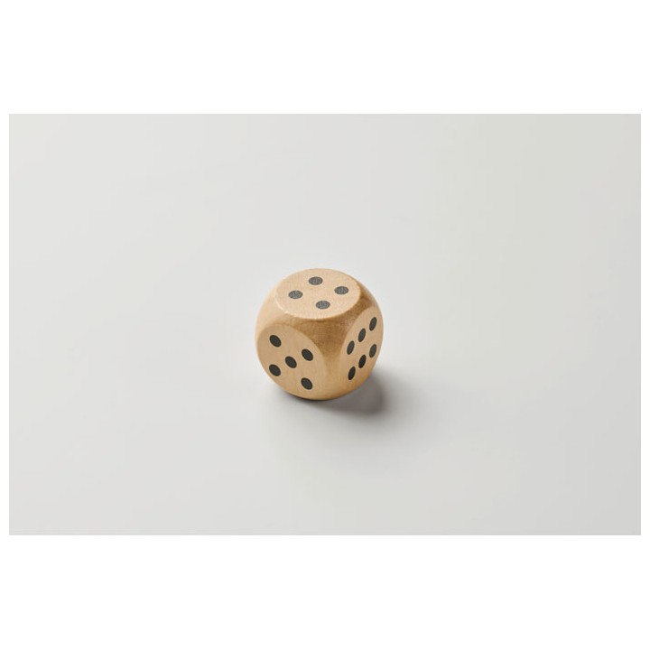 Dés en bois Schima 3cm dia