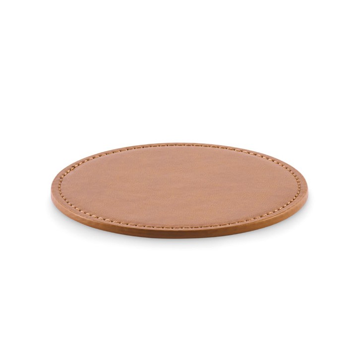 Sous-verre rond en PU