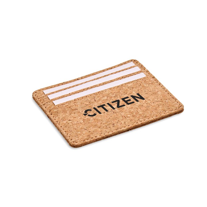 Porte-cartes en liège et RFID