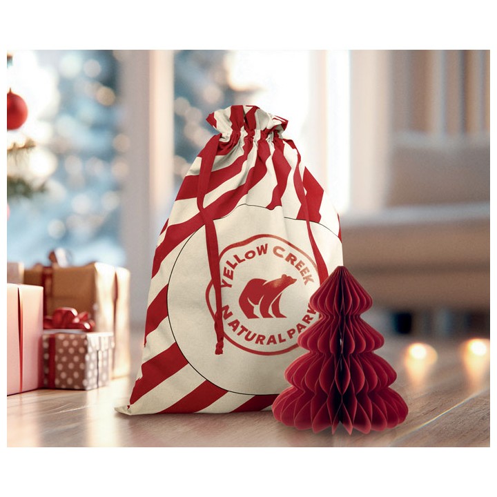 Grand sac coton Père Noël